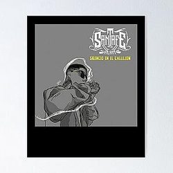 Santa Fe Klan Merch Silencio En El Callejon Song Poster