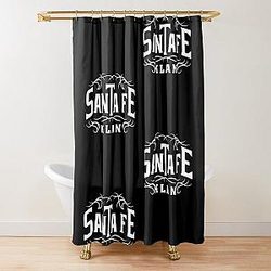 Santa Fe Klan Reggaeton Latino Gang Latin Trap Hip Hop White Shower Curtain