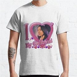 Mitski T-Shirts – I Love My Girlfriend Printed Classic T-Shirt
