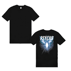 Sacred Psycho Blue DTNK1404 Santan Dave T-Shirts