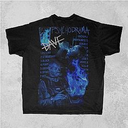 Santan Dave Casual T-Shirts - Dave Psychodrama Printed Back T-Shirt