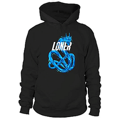 Santan Dave Snake Blue Smoke Pullover Hoodie