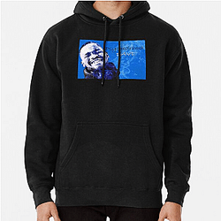 Santan Dave Hoodies - Santan Dave Psychodrama Blue Dave Pullover Hoodie