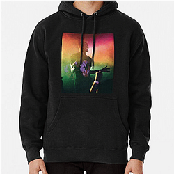 Santan Dave Hoodies - Santan Dave Psychodrama Rainbow Pullover Hoodie