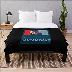 Santan Dave Blanket - Santan Dave Throw Blanket