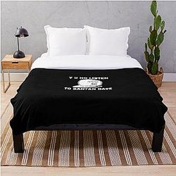 Santan Dave Blanket - Y U No Listen To Santan Dave Throw Blanket