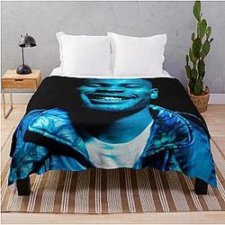 Santan Dave Blanket - Rapper Santan Dave Throw Plush Blanket