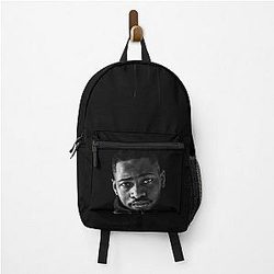 Santan Dave Backpacks - Black and White Santan Dave Portrait Backpack