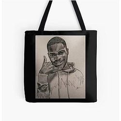 Santan Dave Bags - Santan Dave All Over Print Tote Bag