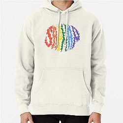Sapnap Hoodies - Sapnap Rainbow Flame Name Pullover Hoodie RB0909