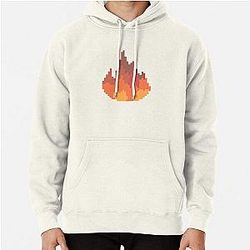 Sapnap Hoodies - Sapnap Fire Pixel Art Pullover Hoodie RB0909
