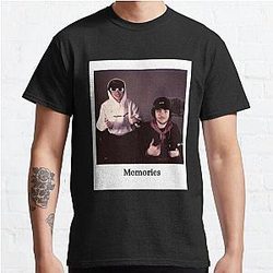 Sapnap T-Shirts - Karl and Sapnap memories Polaroid  Classic T-Shirt RB0909