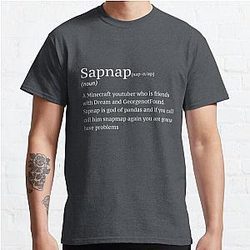 Sapnap T-Shirts - Sapnap definition Classic T-Shirt RB0909