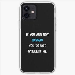 Sapnap Cases - If you are not - Sapnap iPhone Soft Case RB0909