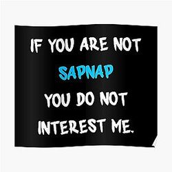 Sapnap Posters - If you are not - Sapnap Poster RB0909