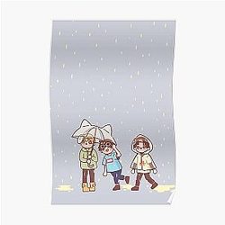Sapnap Posters - Sapnap In The Rain Artwork Poster RB0909