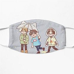 Sapnap Face Masks - Sapnap In The Rain Artwork Flat Mask RB0909