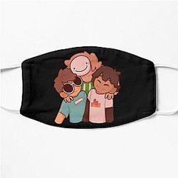 Sapnap Face Masks - Sapnap and Karl Jacobs stickers Flat Mask RB0909