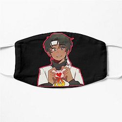 Sapnap Face Masks - Sapnap love stickers Flat Mask RB0909