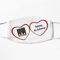 Sapnap Face Masks - Sapnap  my beloved Flat Mask RB0909