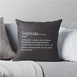 Sapnap Pillows - Sapnap definition Throw Pillow RB0909