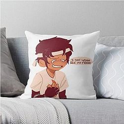 Sapnap Pillows - Sapnap just wanna see my friends Throw Pillow RB0909