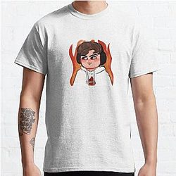 Sapnap T-Shirts - Adorable Sapnap flame chibi fanart Classic T-Shirt RB0909