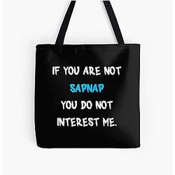 Sapnap Bags - If you are not - Sapnap All Over Print Tote Bag RB0909