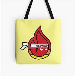 Sapnap Bags - Sapnap Fire All Over Print Tote Bag RB0909