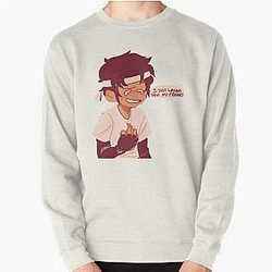 Sapnap Sweatshirts - Sapnap just wanna see my friends Pullover Sweatshirt RB0909