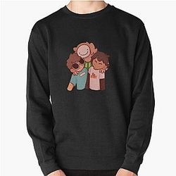 Sapnap Sweatshirts - Sapnap and Karl Jacobs stickers Pullover Sweatshirt RB0909
