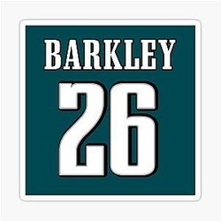 Saquon Barkley Eagles Sticker