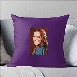 Sarah Drew is known for her work in television Sarah Drew Pillows Cover