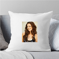Sarah Drew is famous for her role in Grey's Anatomy Sarah Drew Pillows Cover