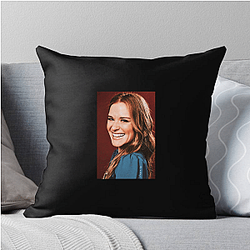 Sarah Drew is known for her work in television Sarah Drew Pillows Cover
