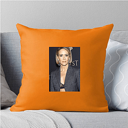 Sarah Paulson frequently collaborates with Ryan Murphy Sarah Paulson Pillows Cover