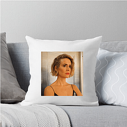 Sarah Paulson is an American actress Sarah Paulson Pillows Cover