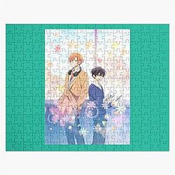 4k Sasaki and Miyano anime official visual Jigsaw Puzzle