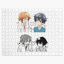 Sasaki and Miyano pack Jigsaw Puzzle