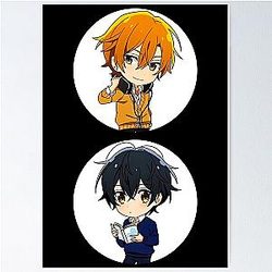 sasaki and miyano - Chibi Poster