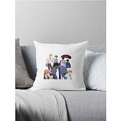 Cute moments: Sasaki and Miyano (Anime) Throw Pillow