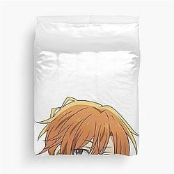 sasaki and miyano Peeker Duvet Cover