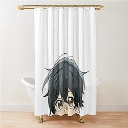 sasaki and miyano Peeker Shower Curtain