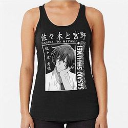 Sasaki And Miyano - Shuumei   Racerback Tank Top