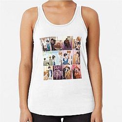 sasaki and miyano pack Racerback Tank Top