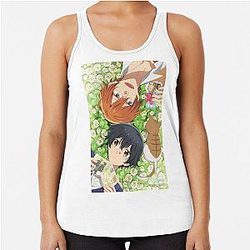 Sasaki And Miyano Best Cover Racerback Tank Top