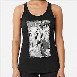 sasaki and miyano Manga Racerback Tank Top