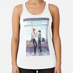 Sasaki and Miyano  Racerback Tank Top