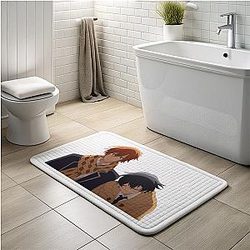 Sasaki and Miyano - Fudanshi's Unexpected Love Story Sasaki and Miyano Bath Mats