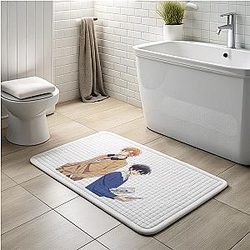 Sasaki and Miyano - Slow Burning Relationship Focus Sasaki and Miyano Bath Mats